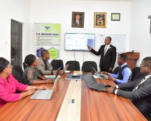 Staff Review at the Board Room